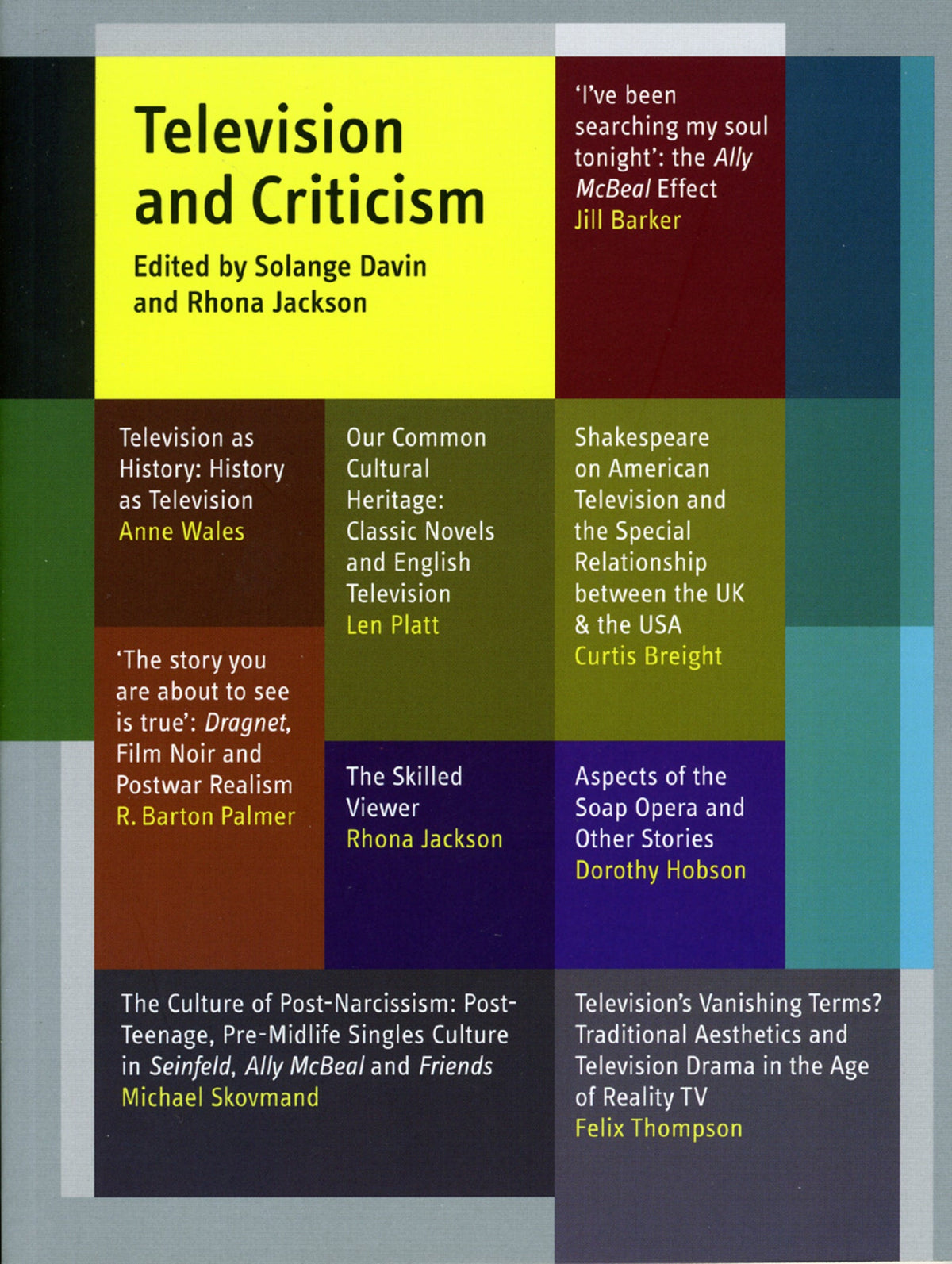 Cover image for Television and Criticism ISBN 9781841502281