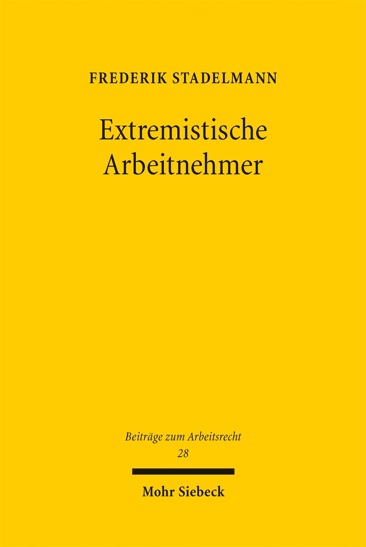Extremistische Arbeitnehmer