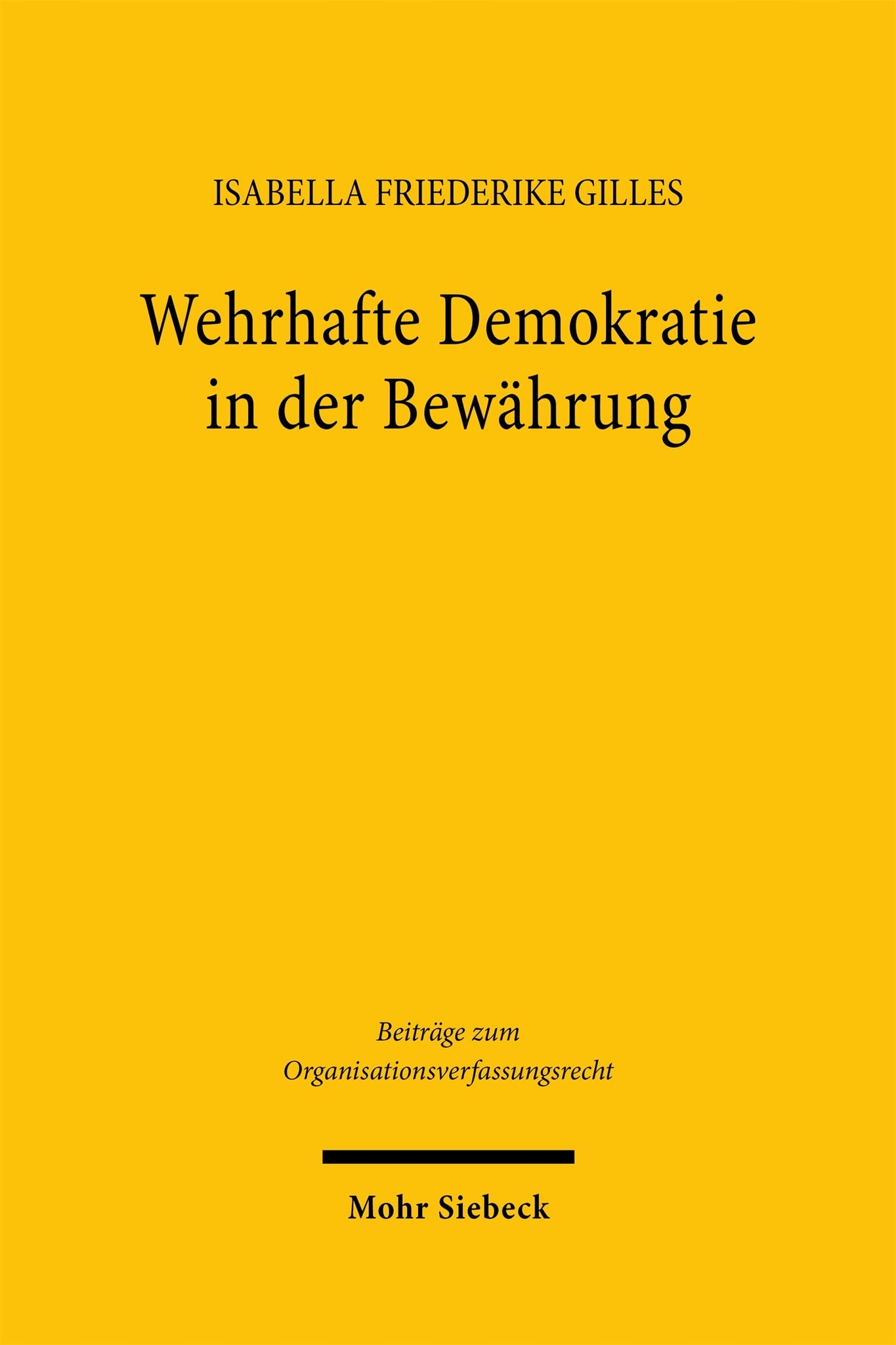 Wehrhafte Demokratie in der Bewährung