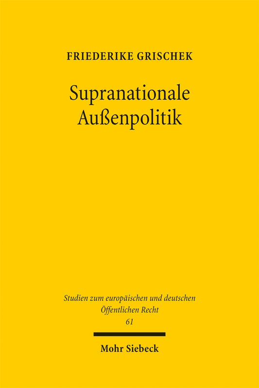 Supranationale Außenpolitik
