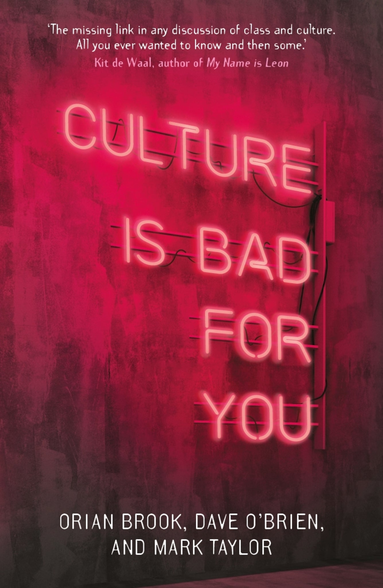 Cover image for Culture is bad for you ISBN 9781526144164