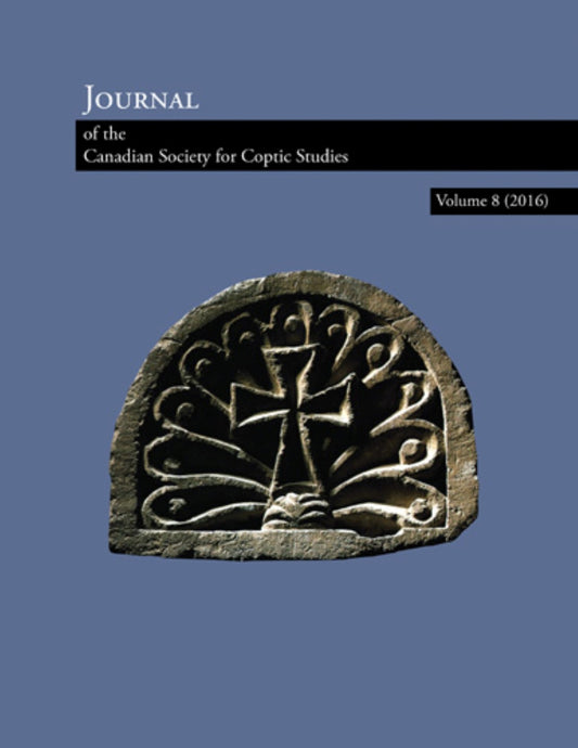 Journal of the Canadian Society for Coptic Studies, Volume 8 (2016)