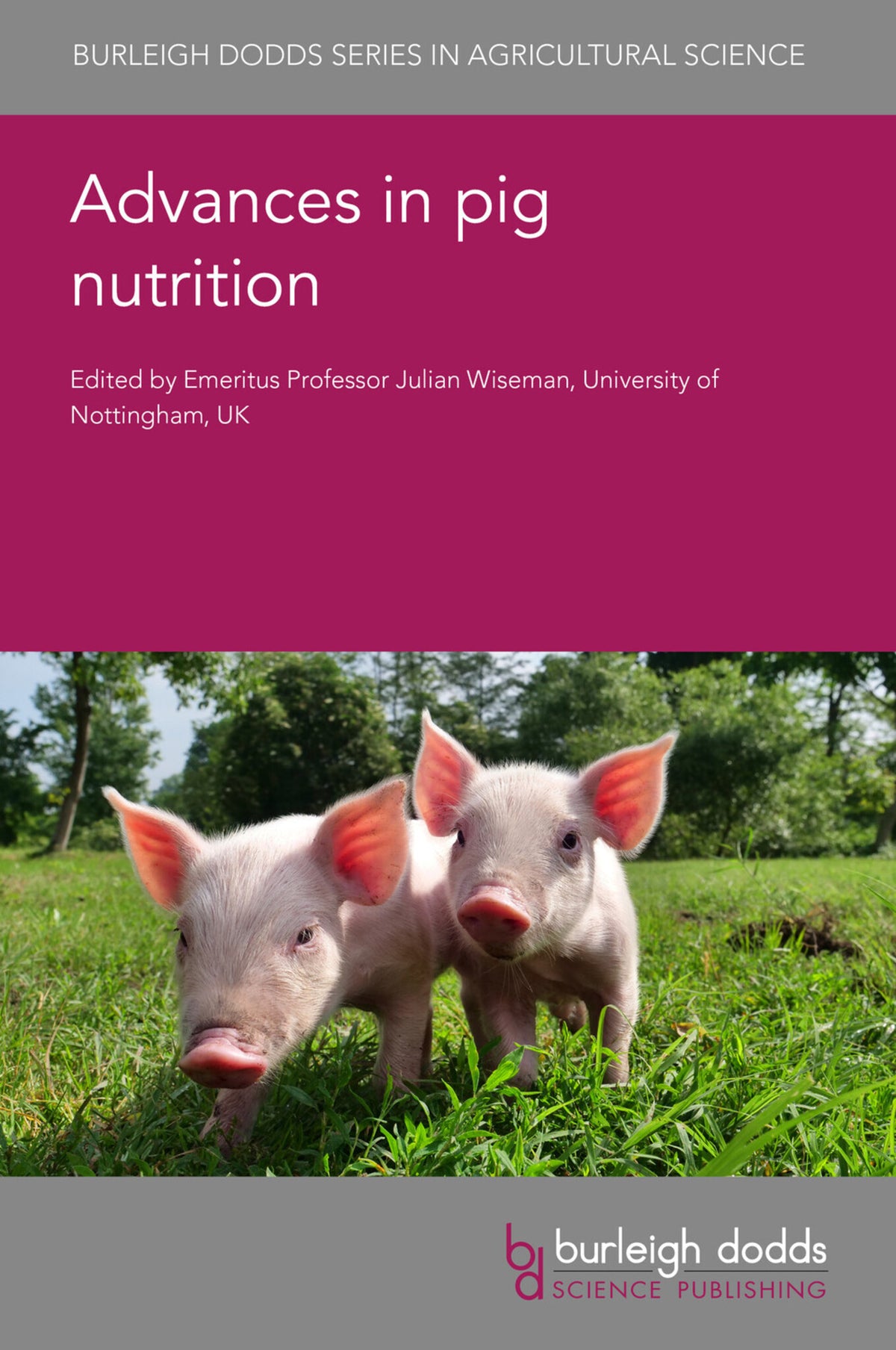 Cover image for Advances in pig nutrition ISBN 9781801466967