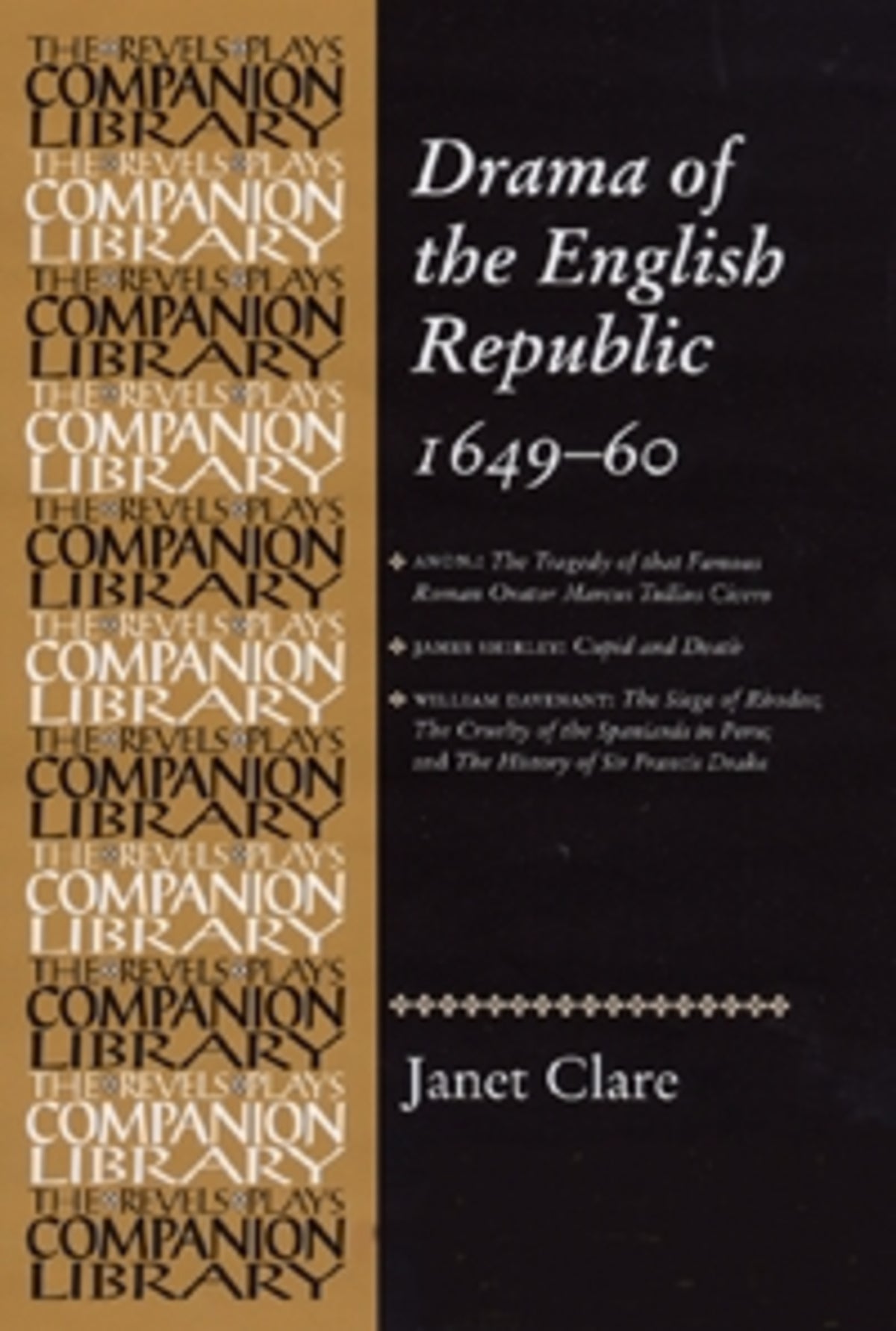 Drama of the English Republic, 1649–1660