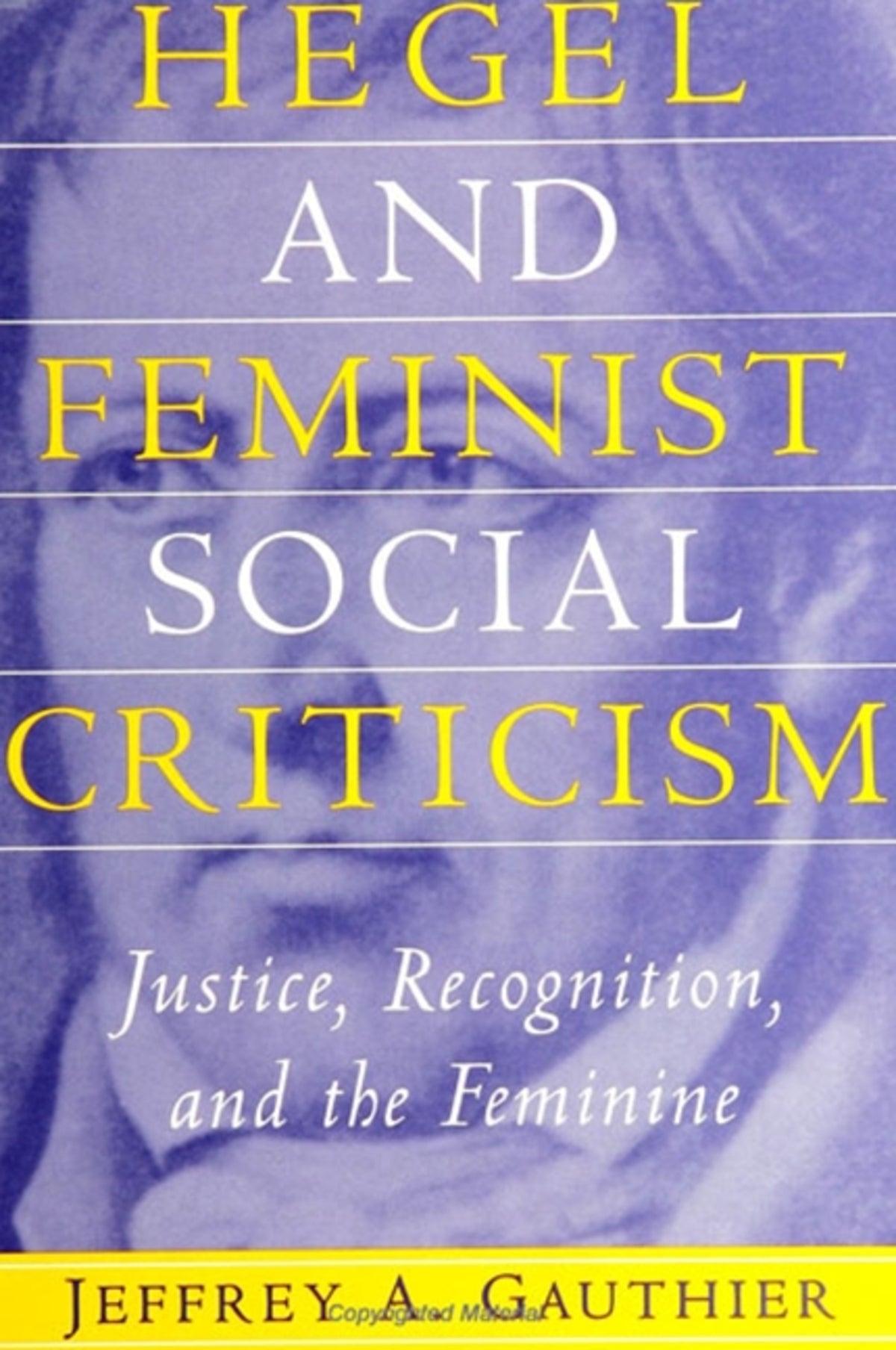Cover image for Hegel and Feminist Social Criticism ISBN 9780791433645