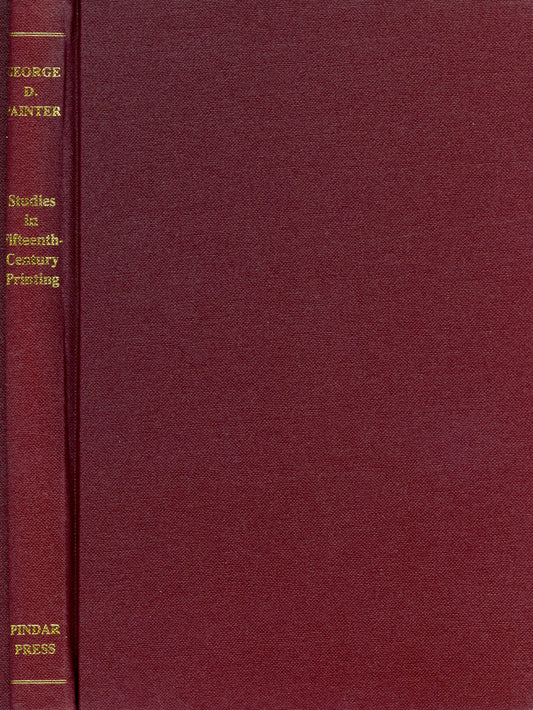 Studies in Fifteenth-century Printing