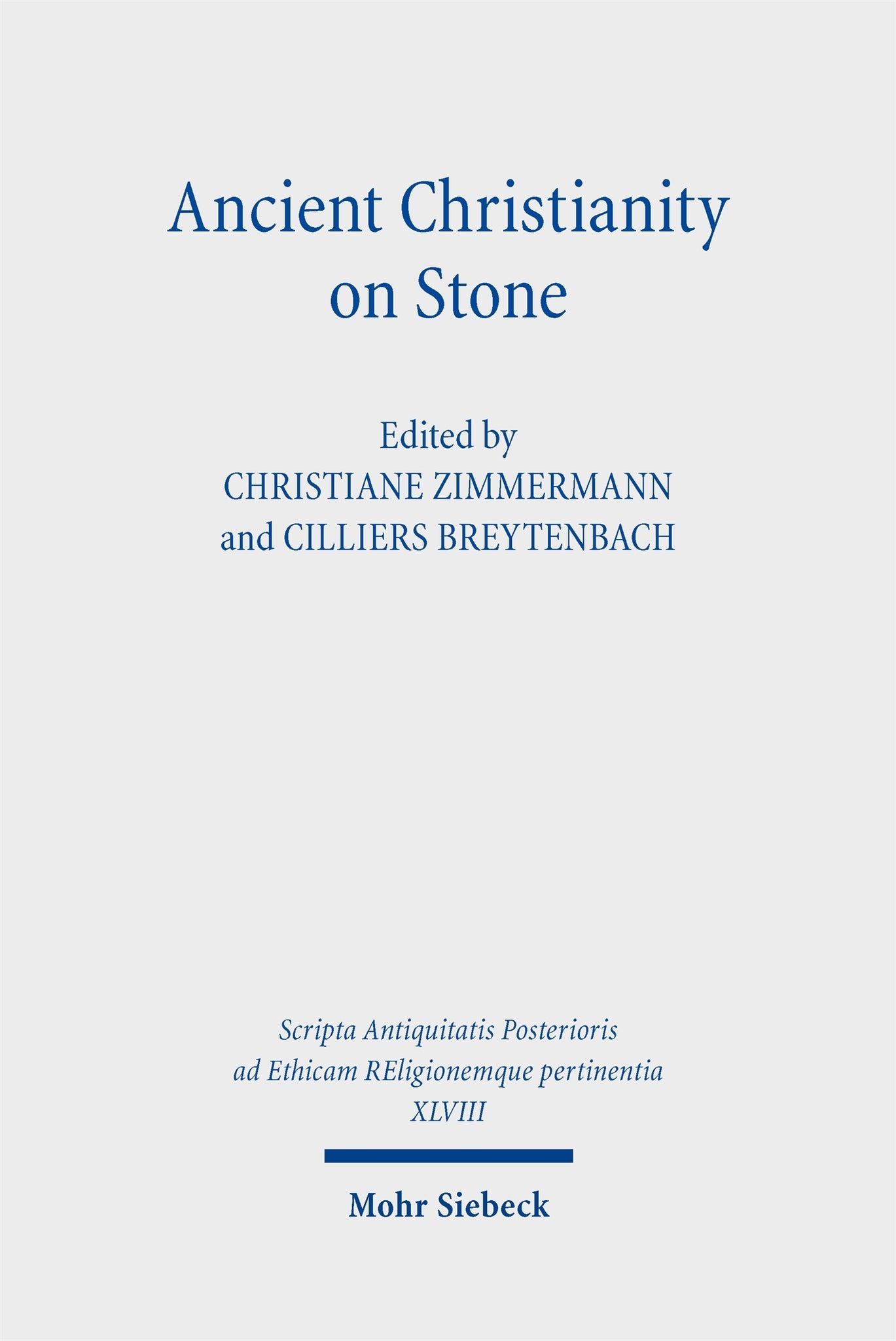 Ancient Christianity on Stone