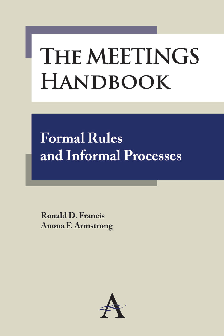 Cover image for The Meetings Handbook ISBN 9781783080434