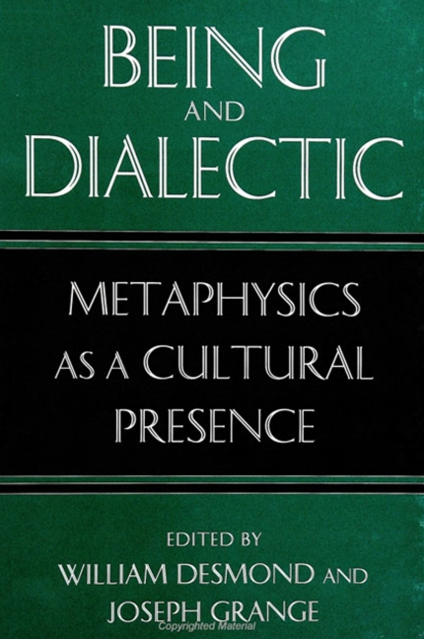 Being and Dialectic