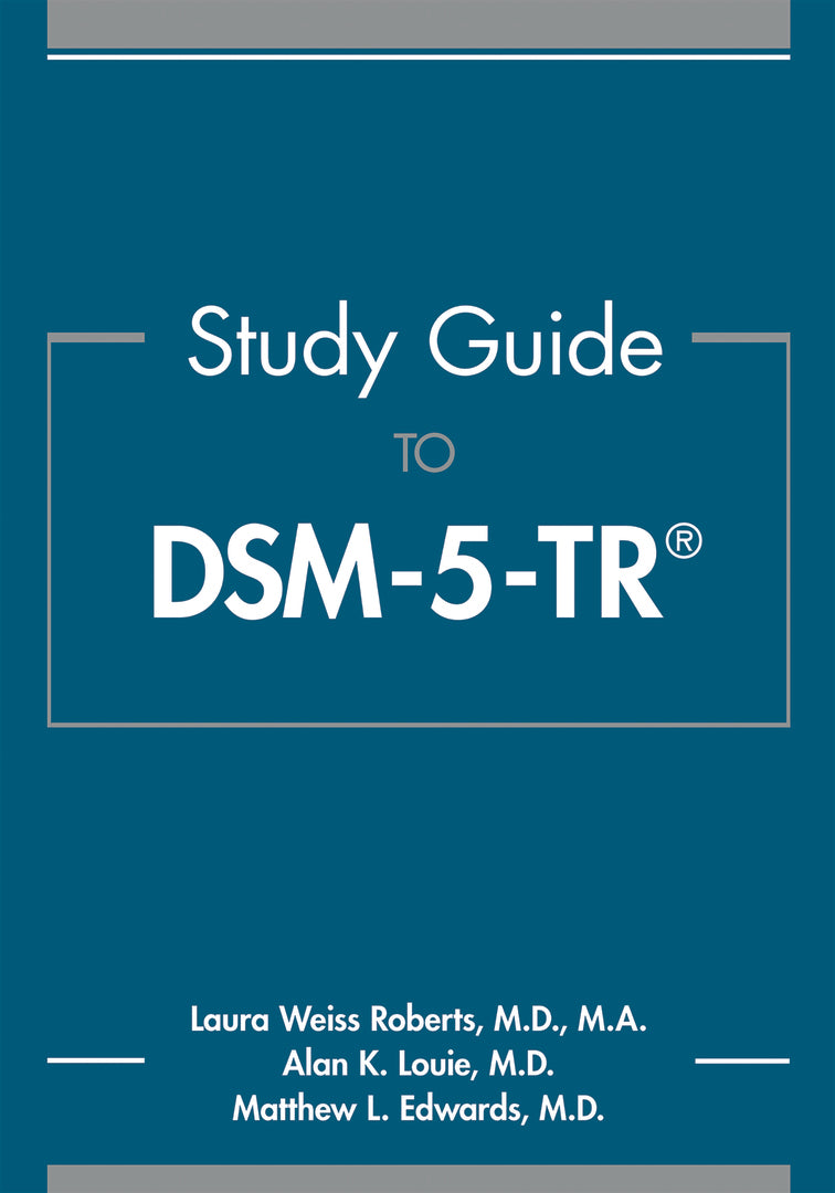 Cover image for Study Guide to DSM-5-TR® ISBN 9781615375554