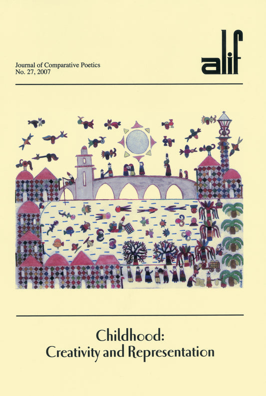 Alif: Journal of Comparative Poetics, no. 27