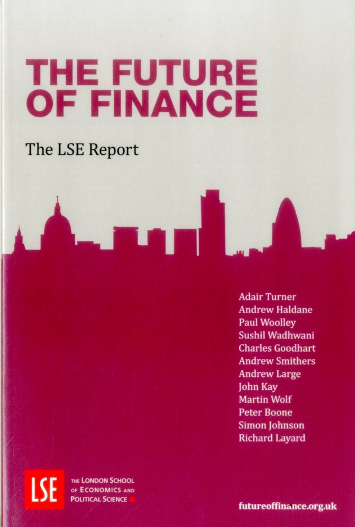 Cover image for The Future of Finance ISBN 9780853284581