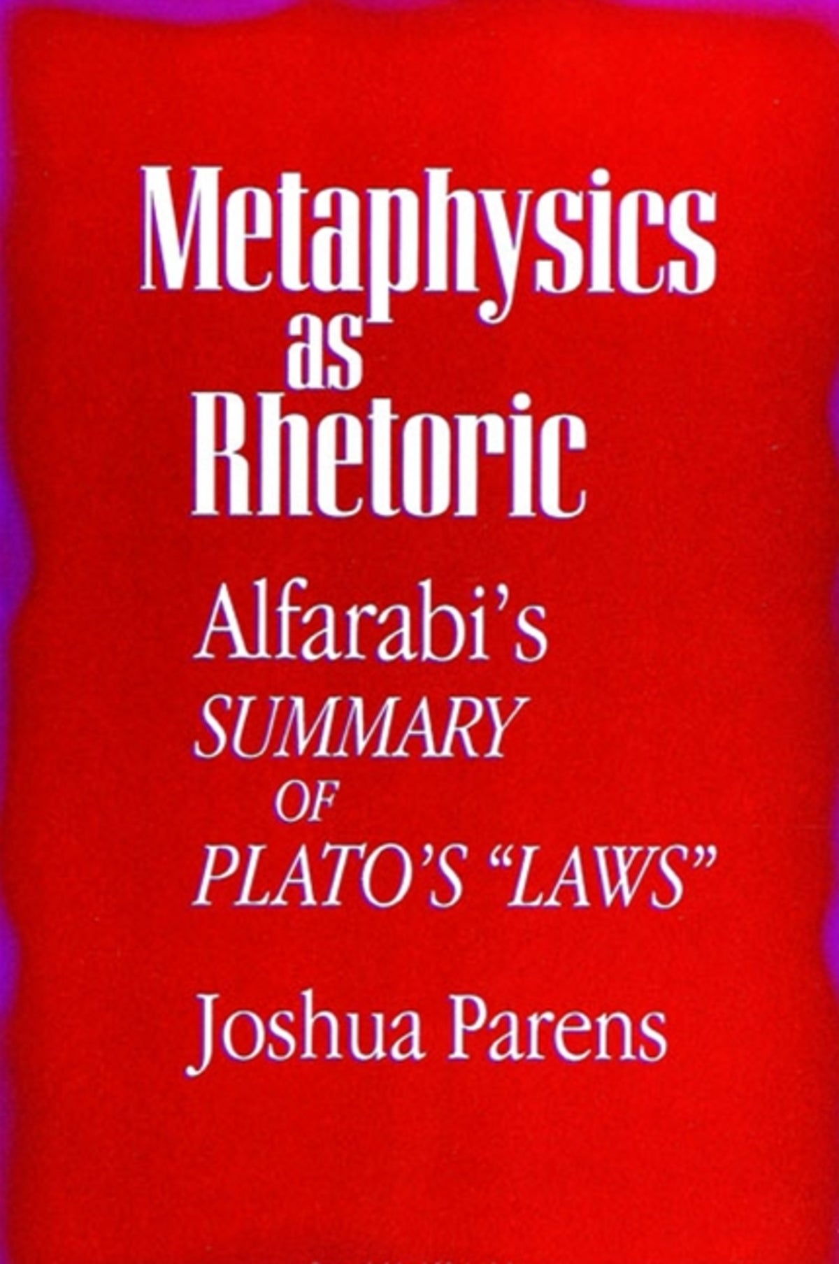 Cover image for Metaphysics as Rhetoric ISBN 9780791425749