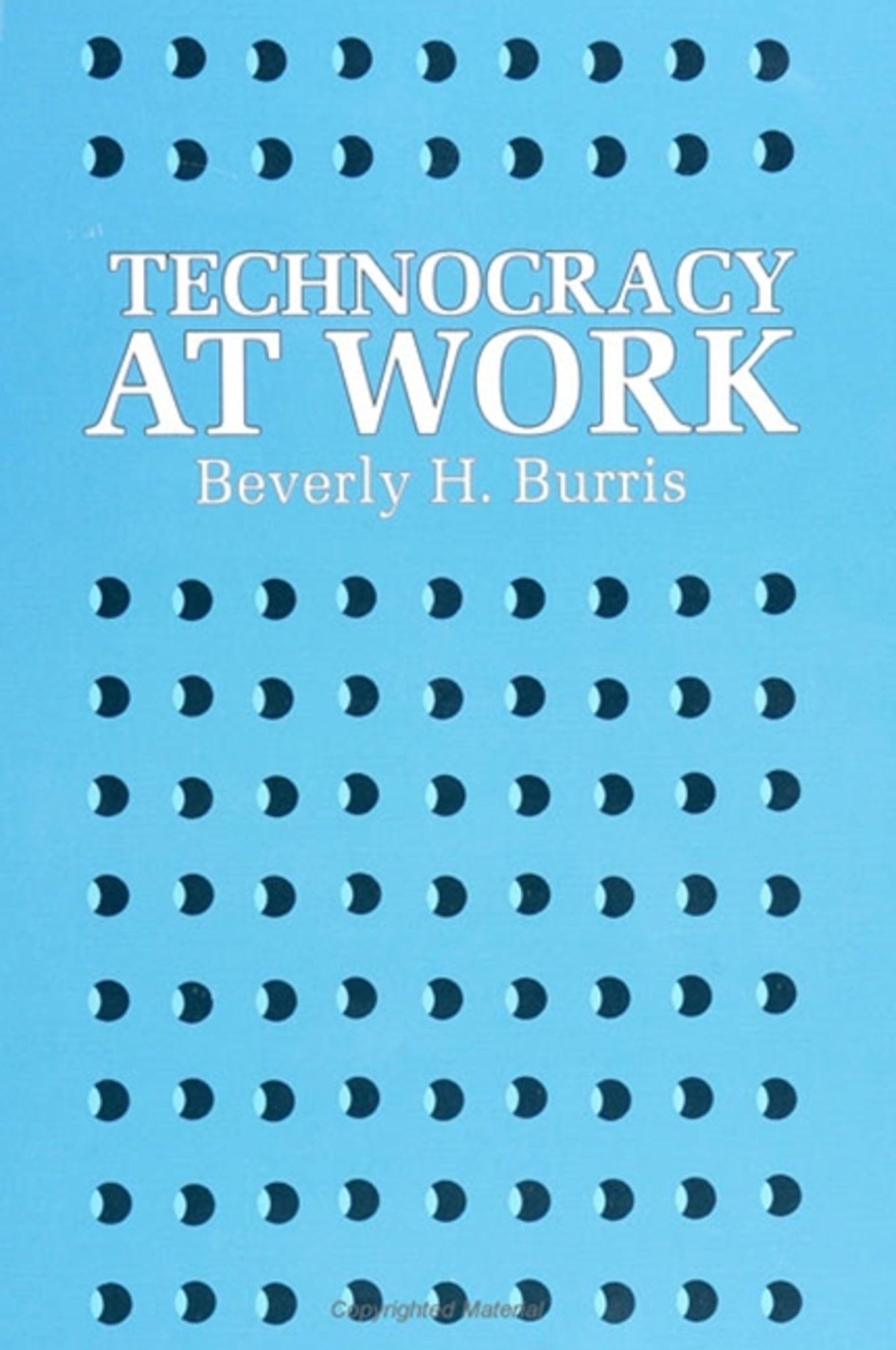 Cover image for Technocracy at Work ISBN 9780791414965