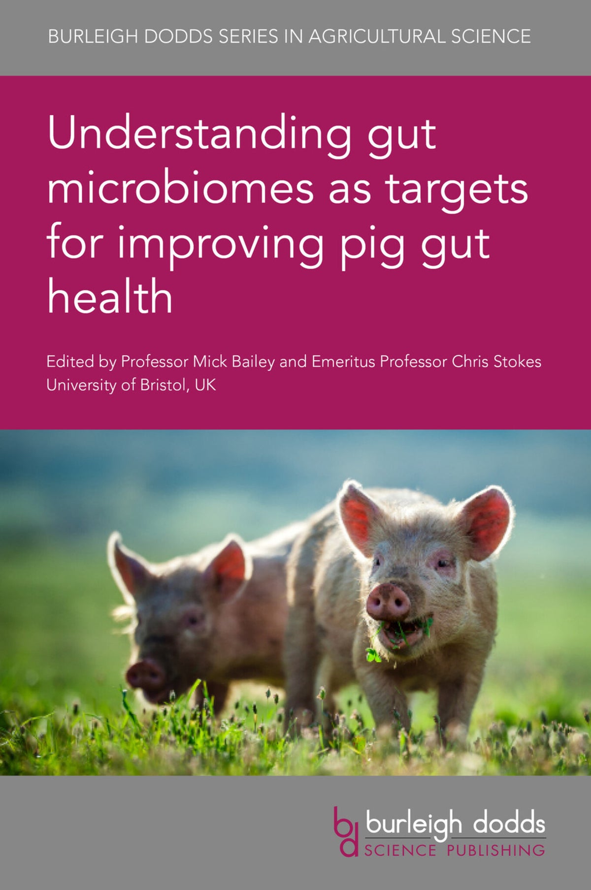 Cover image for Understanding gut microbiomes as targets for improving pig gut health ISBN 9781786764904