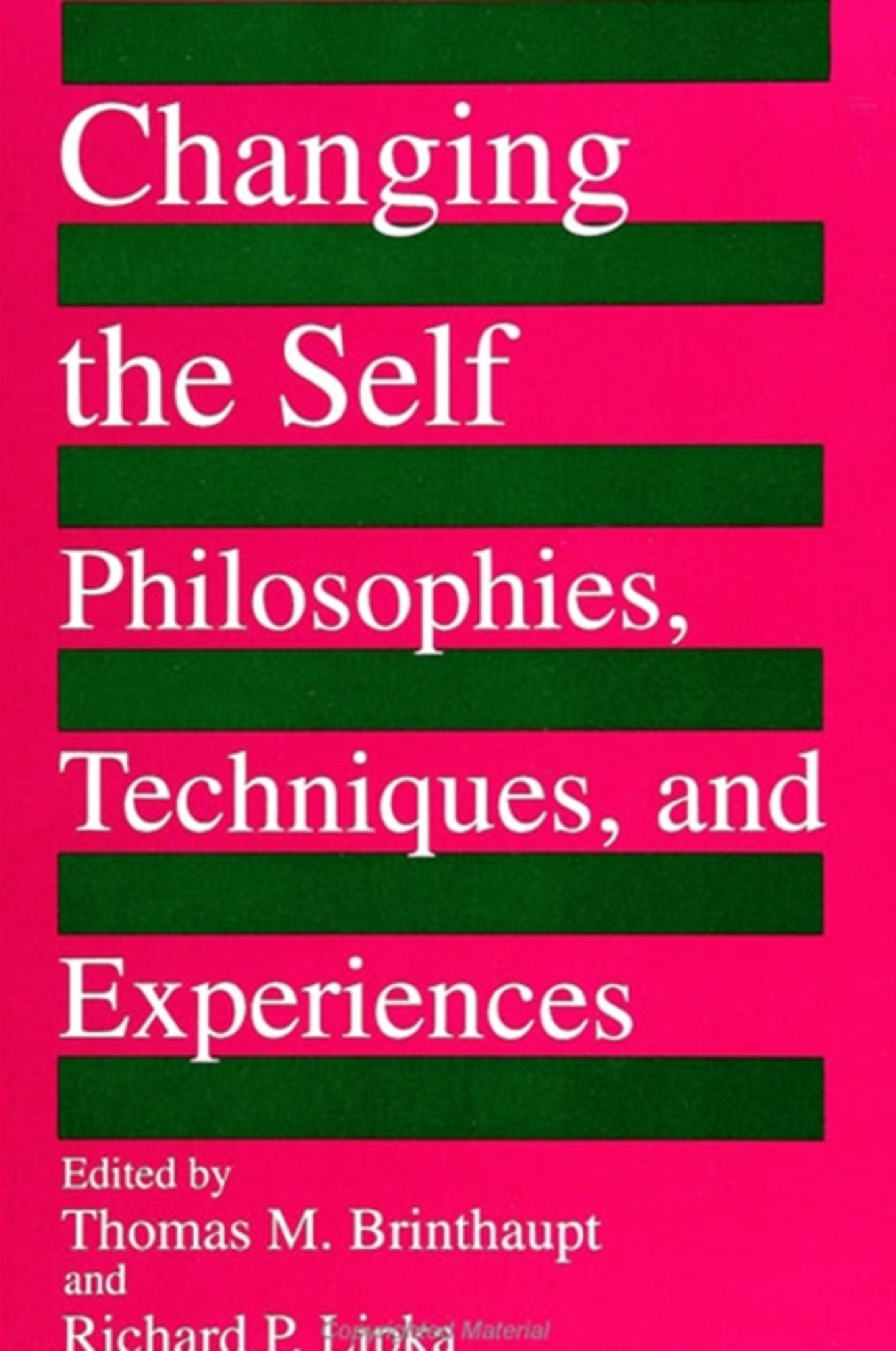 Changing the Self