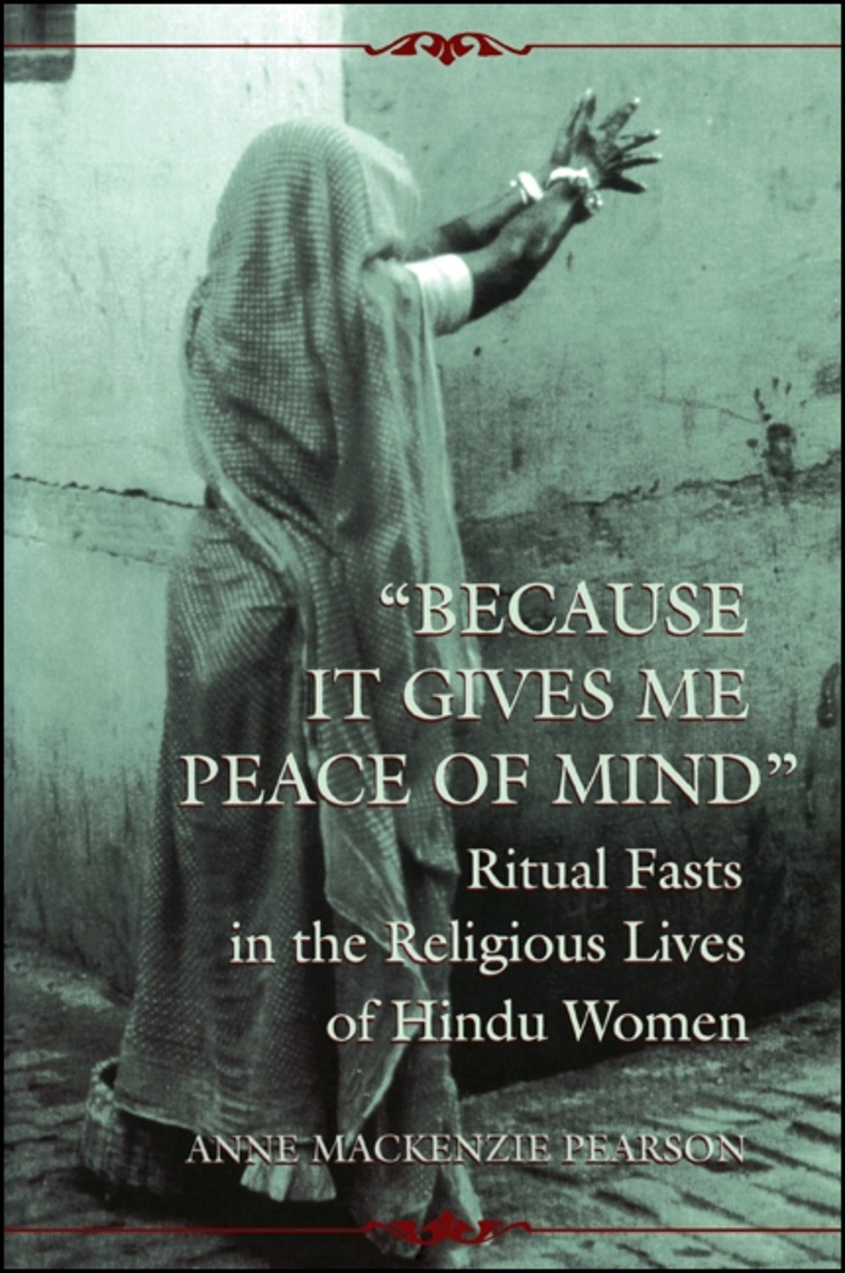 Cover image for Because It Gives Me Peace of Mind ISBN 9780791430378