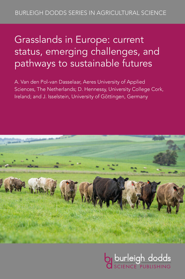 Cover image for Grasslands in Europe: current status, emerging challenges, and pathways to sustainable futures ISBN 9781835456187