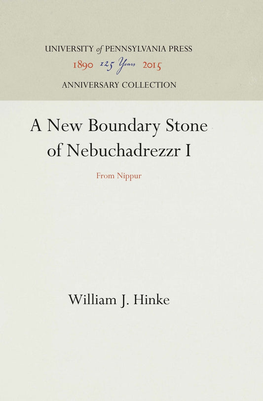 A New Boundary Stone of Nebuchadrezzr I