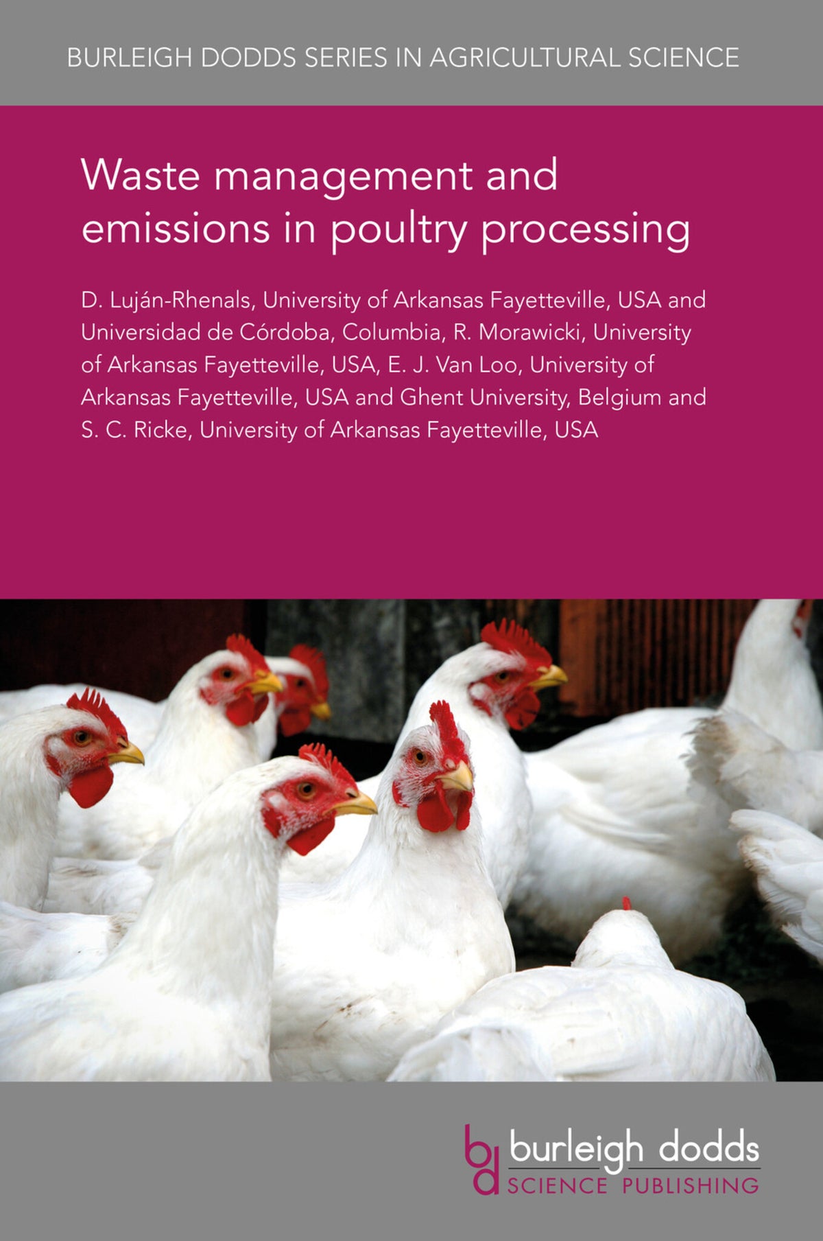Cover image for Waste management and emissions in poultry processing ISBN 9781838792008