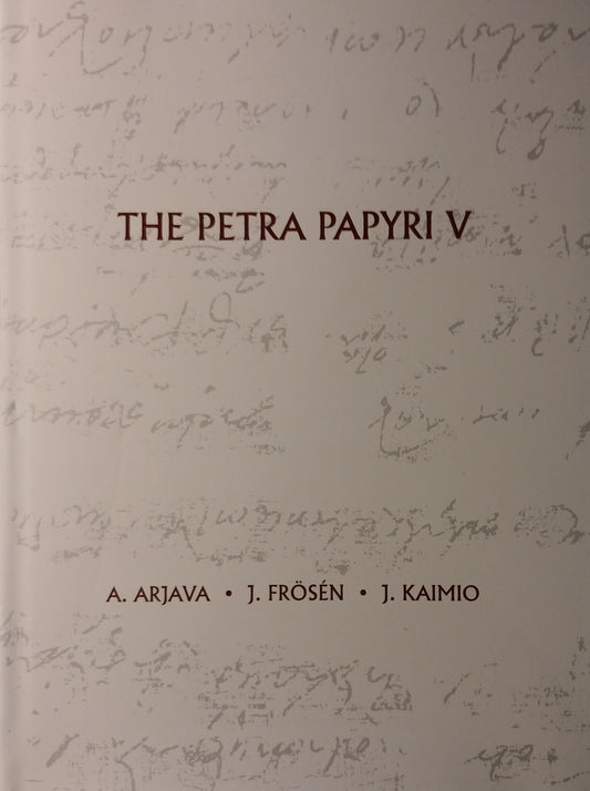The Petra Papyri V