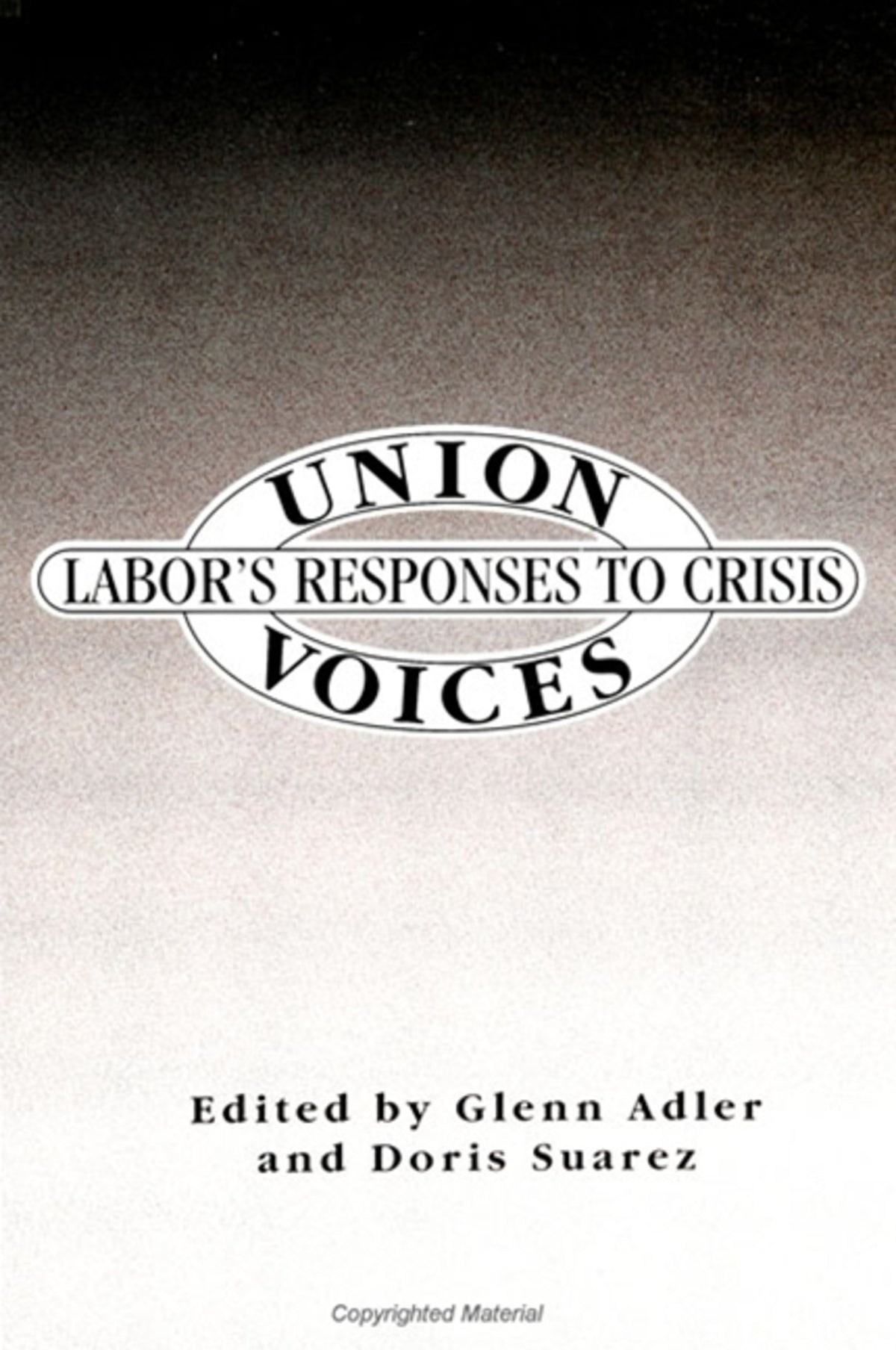Cover image for Union Voices ISBN 9780791412480