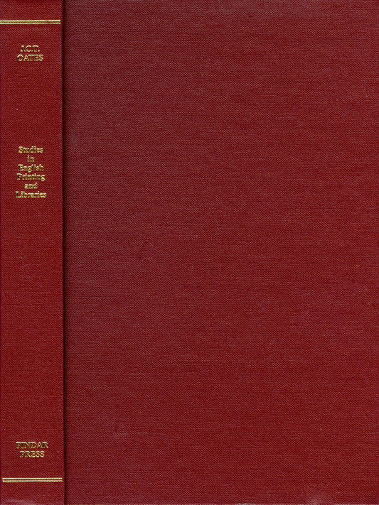 Studies in English Printing and Libraries
