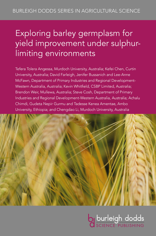 Exploring barley germplasm for yield improvement under sulphur-limiting environments