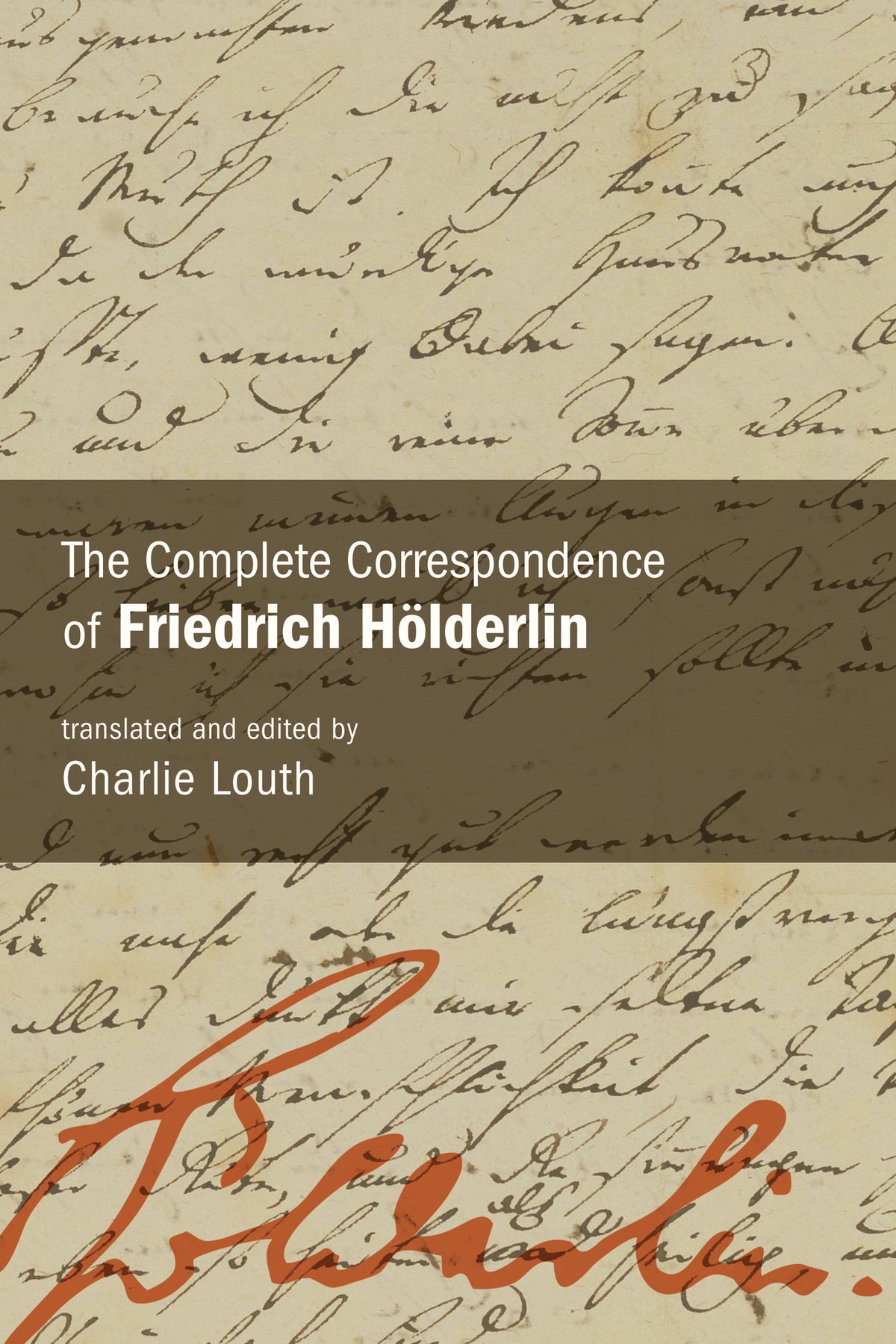 Cover image for The Complete Correspondence of Friedrich Hölderlin ISBN 9798855804171