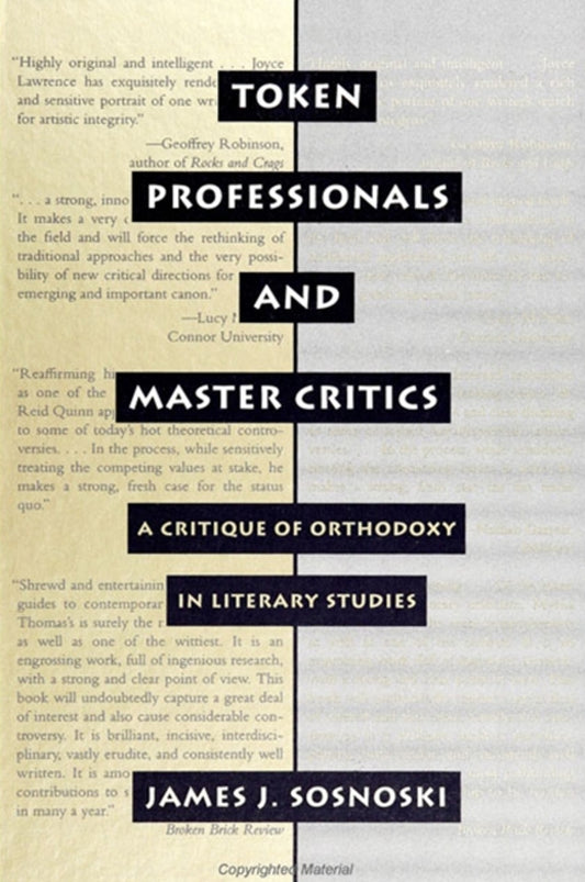 Token Professionals and Master Critics