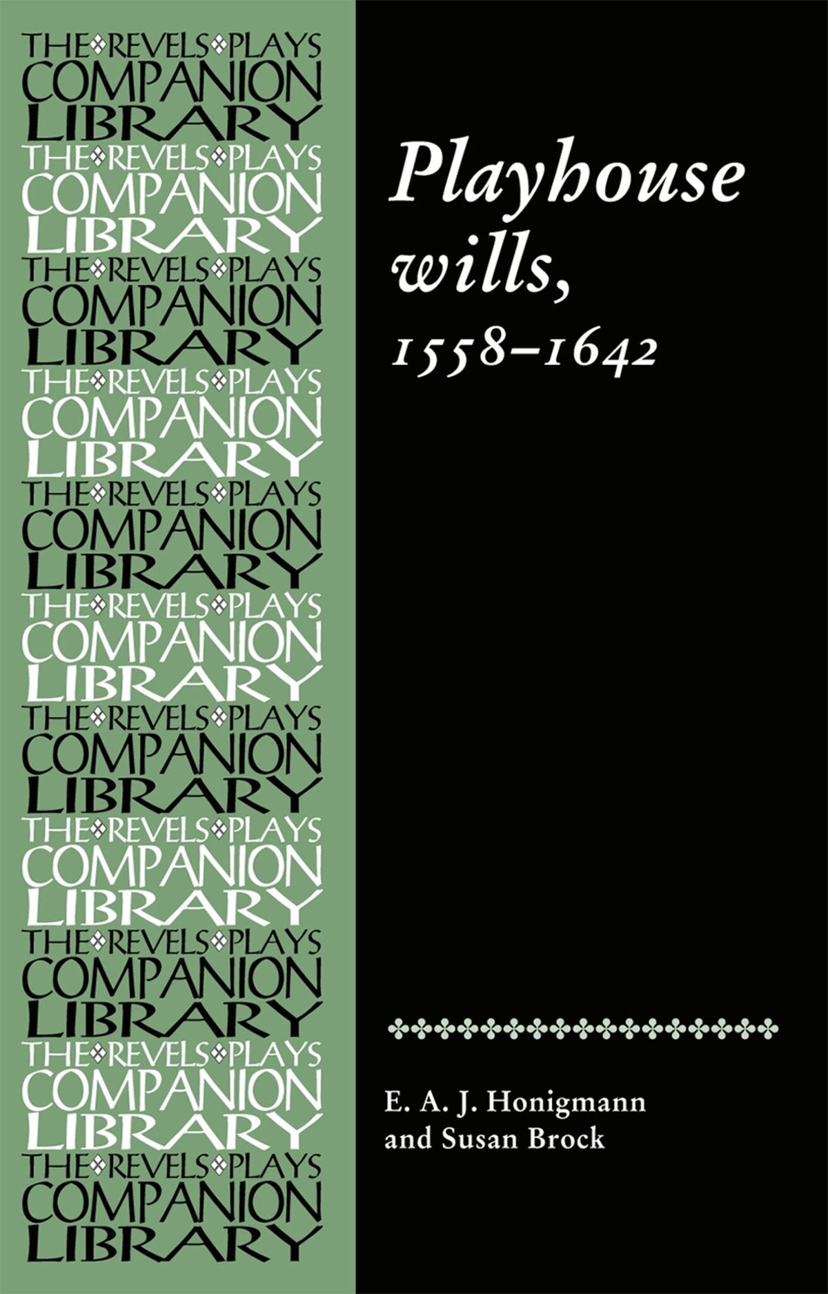 Cover image for Playhouse wills ISBN 9780719030178