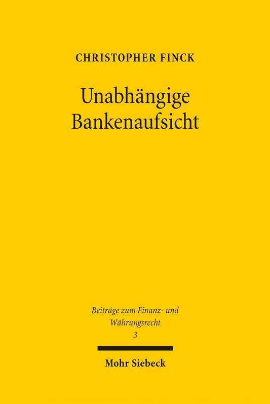 Unabhängige Bankenaufsicht