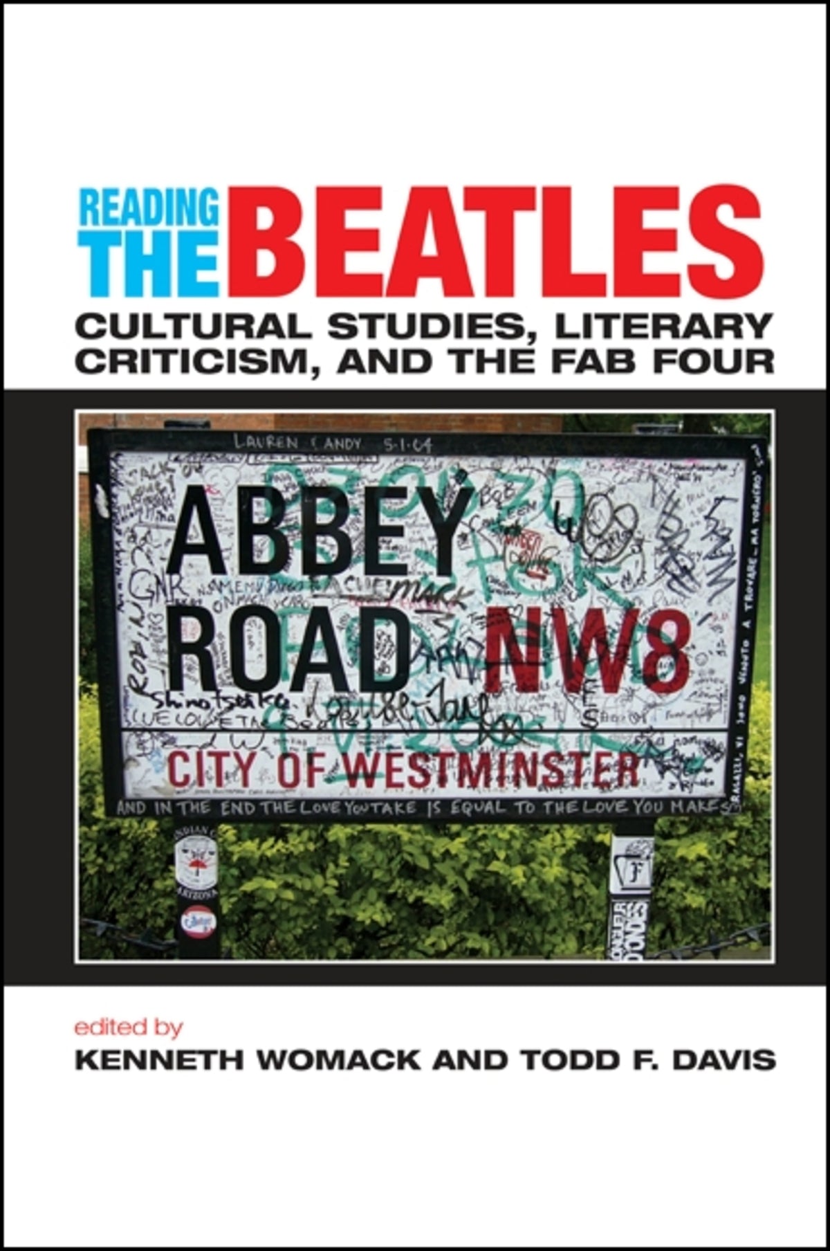 Cover image for Reading the Beatles ISBN 9780791467152