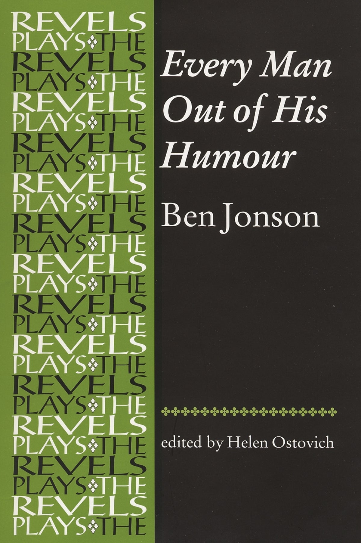 Cover image for Every Man Out of His Humour ISBN 9780719078392