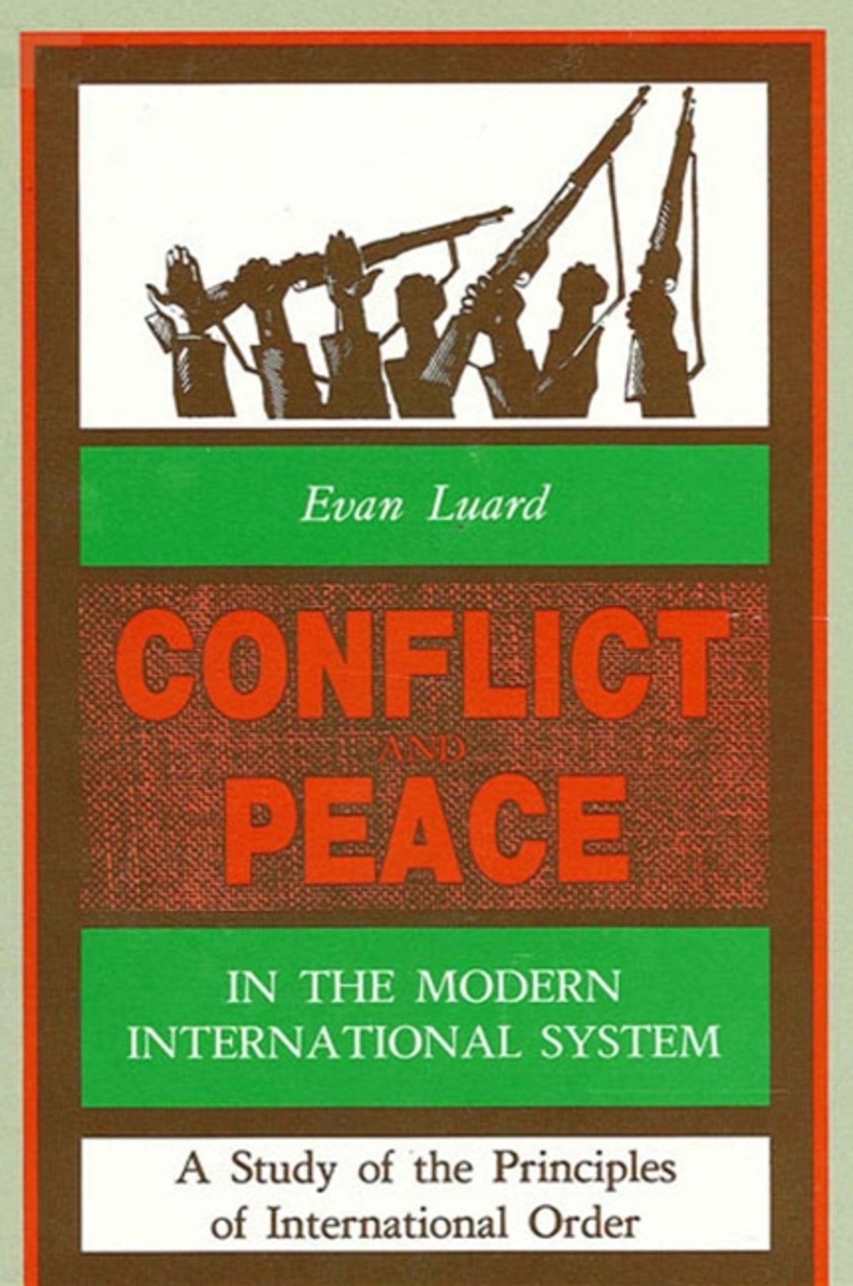 Cover image for Conflict and Peace in the Modern International System ISBN 9780887066979