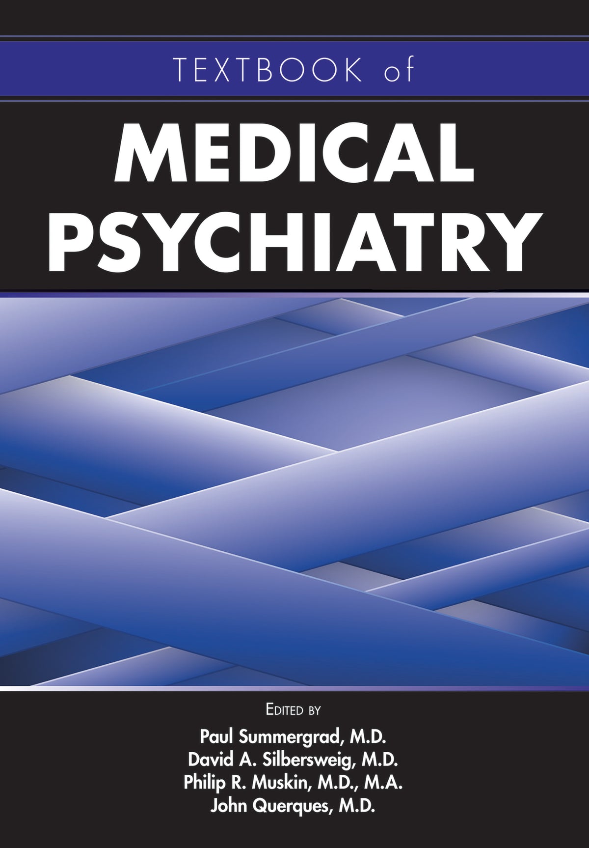 Cover image for Textbook of Medical Psychiatry ISBN 9781615370801