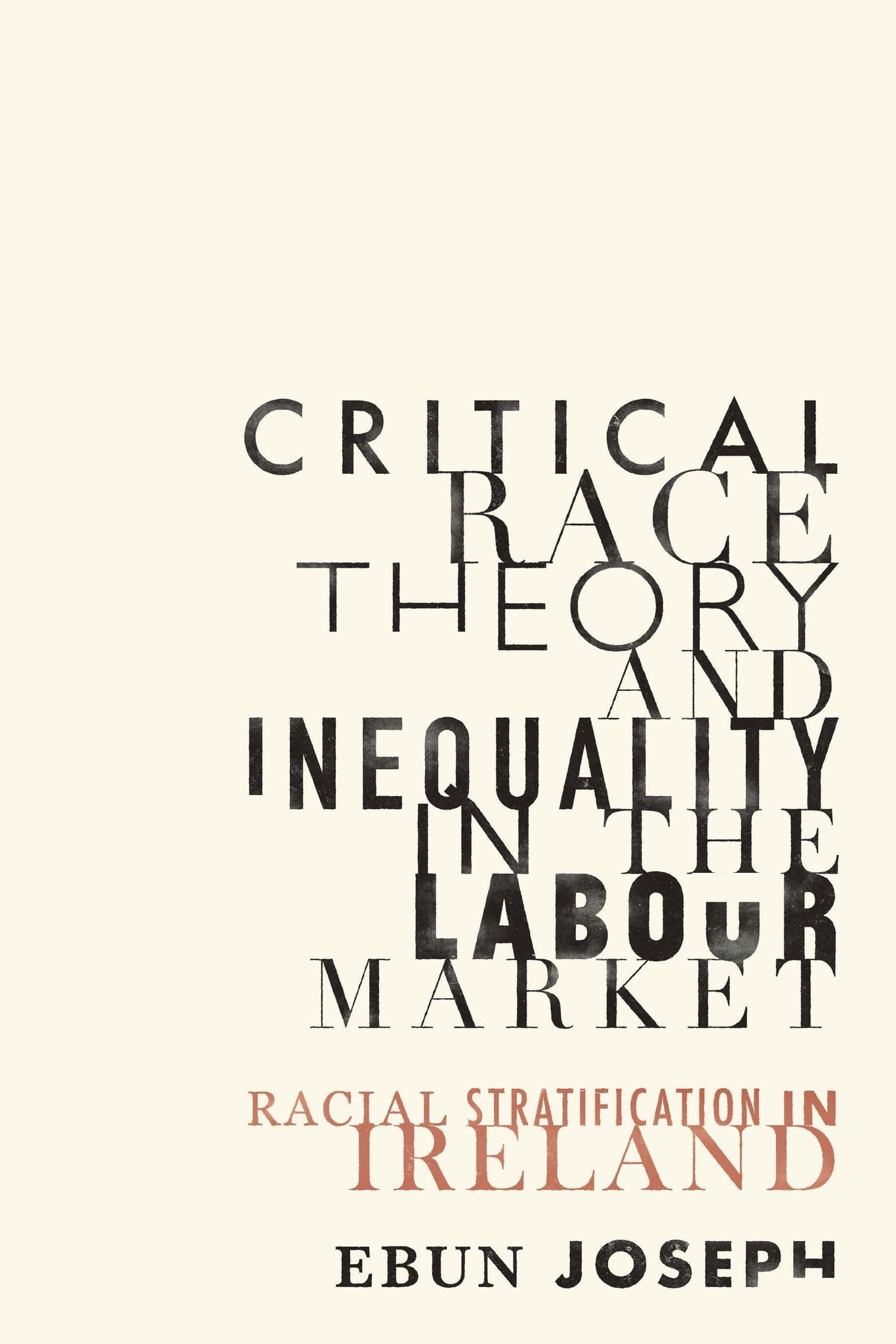 Cover image for Critical race theory and inequality in the labour market ISBN 9781526160300