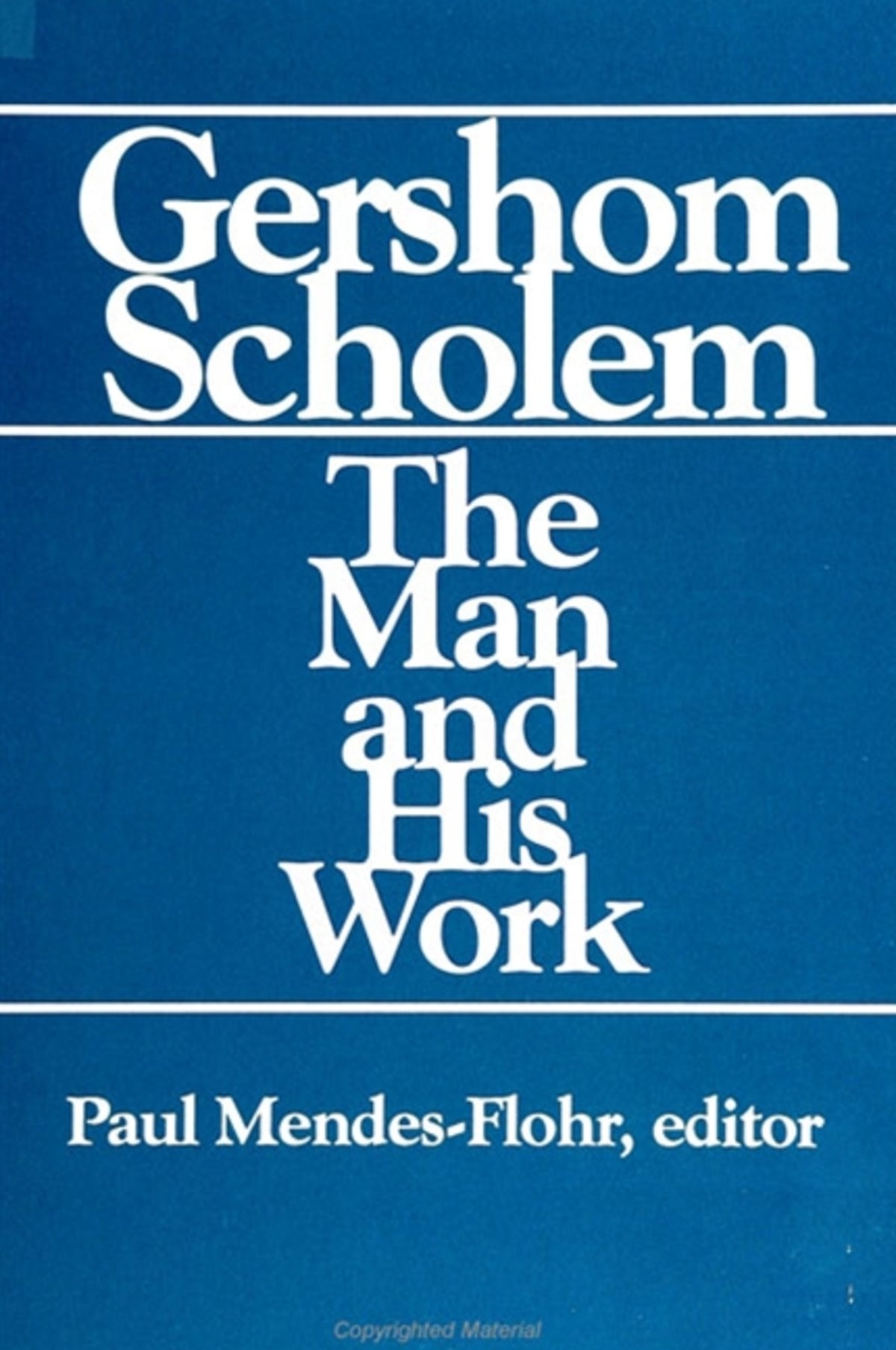 Cover image for Gershom Scholem ISBN 9780791421260