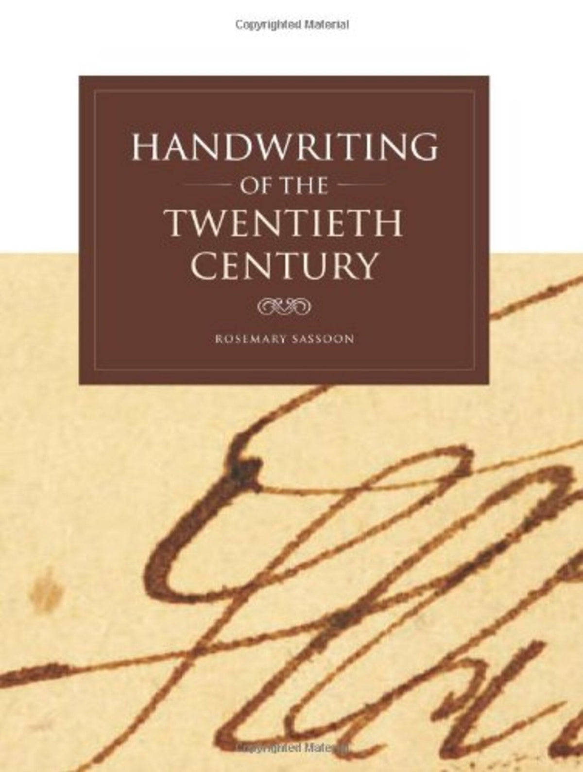 Cover image for Handwriting of the Twentieth Century ISBN 9781841509914
