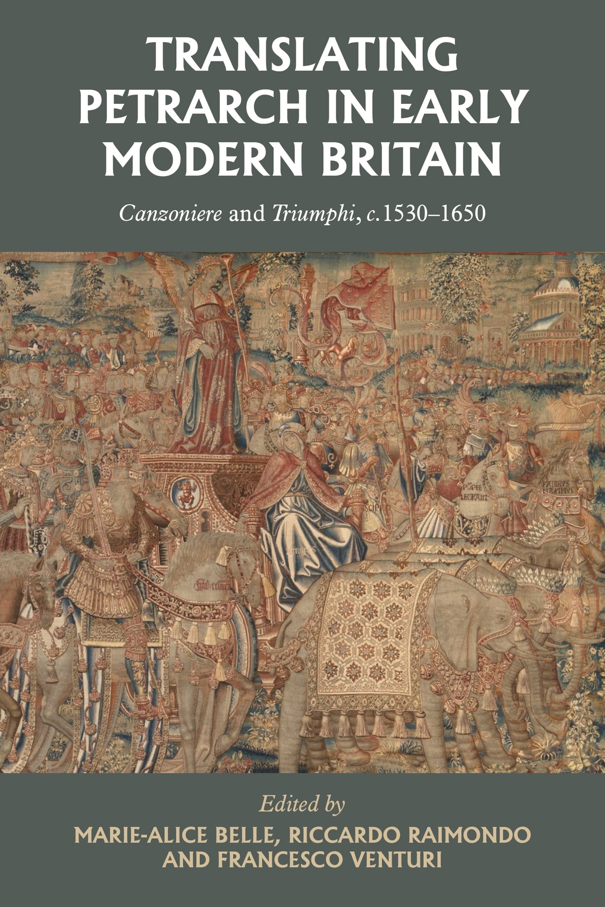 Cover image for Translating Petrarch in early modern Britain ISBN 9781807072582