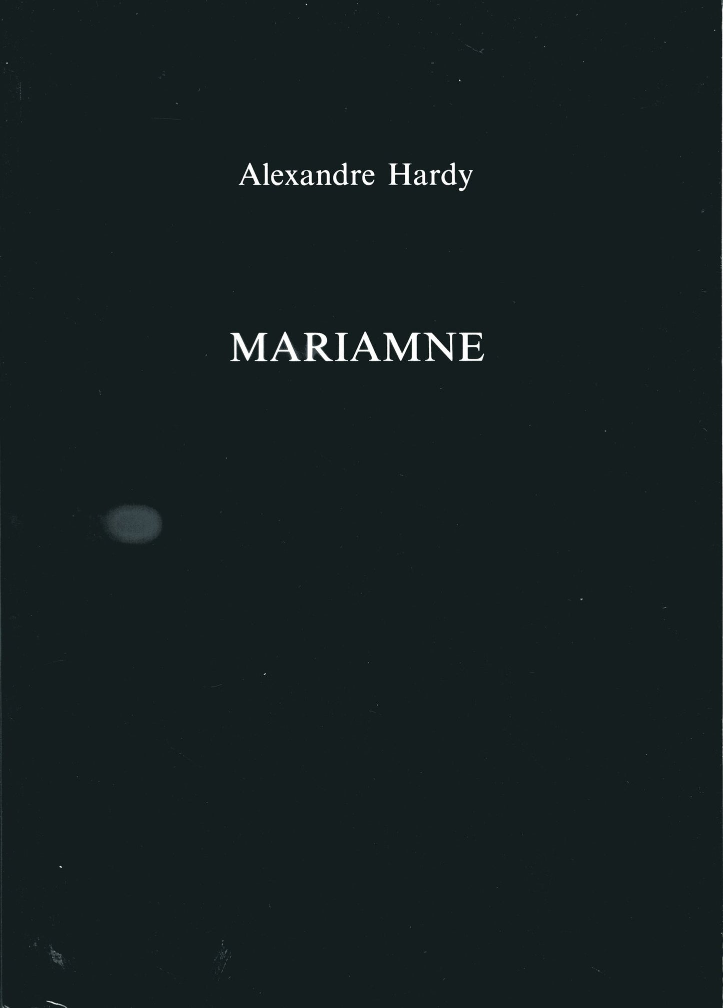 Cover image for Mariamne ISBN 9780859893039