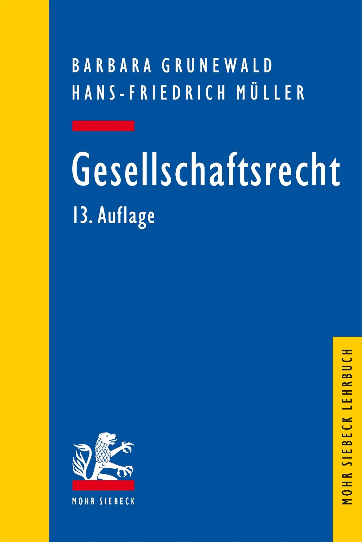 Cover image for Gesellschaftsrecht ISBN 9783162004079