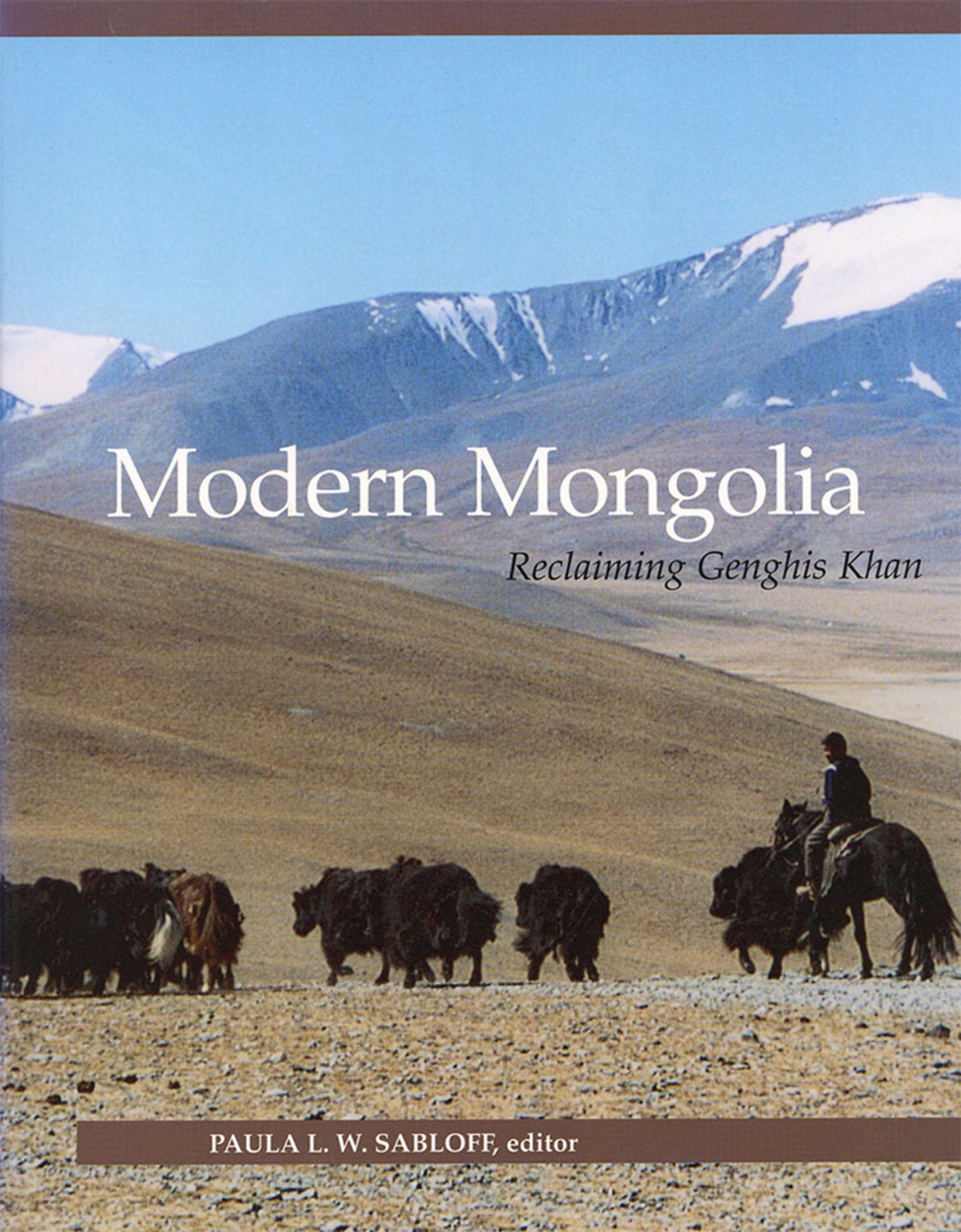 Cover image for Modern Mongolia ISBN 9780924171918