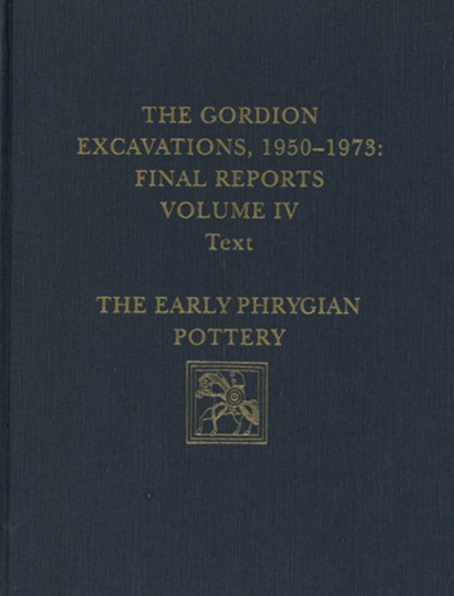Cover image for Gordion Excavations, 1950 ISBN 9780924171185