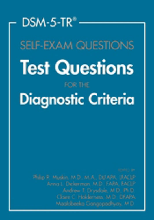DSM-5-TR® Self-Exam Questions