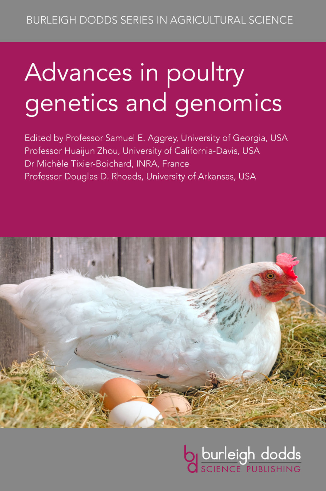 Cover image for Advances in poultry genetics and genomics ISBN 9781786763242