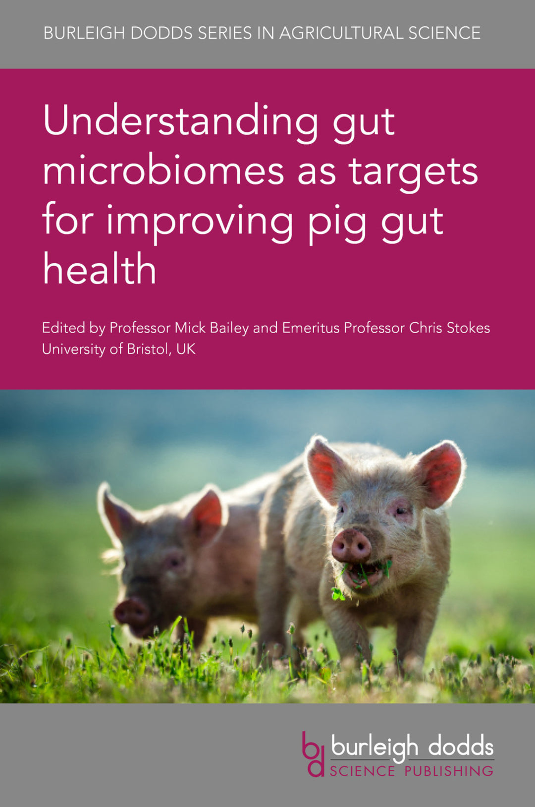 Cover image for Understanding gut microbiomes as targets for improving pig gut health ISBN 9781786764874