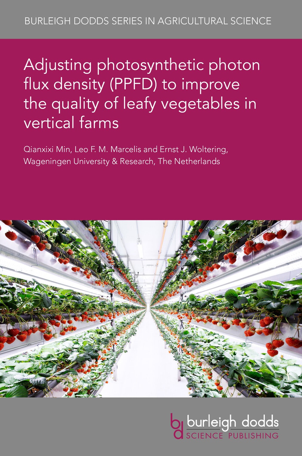 Adjusting photosynthetic photon flux density (PPFD) to improve the quality of leafy vegetables in vertical farms