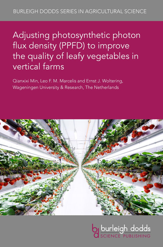 Adjusting photosynthetic photon flux density (PPFD) to improve the quality of leafy vegetables in vertical farms