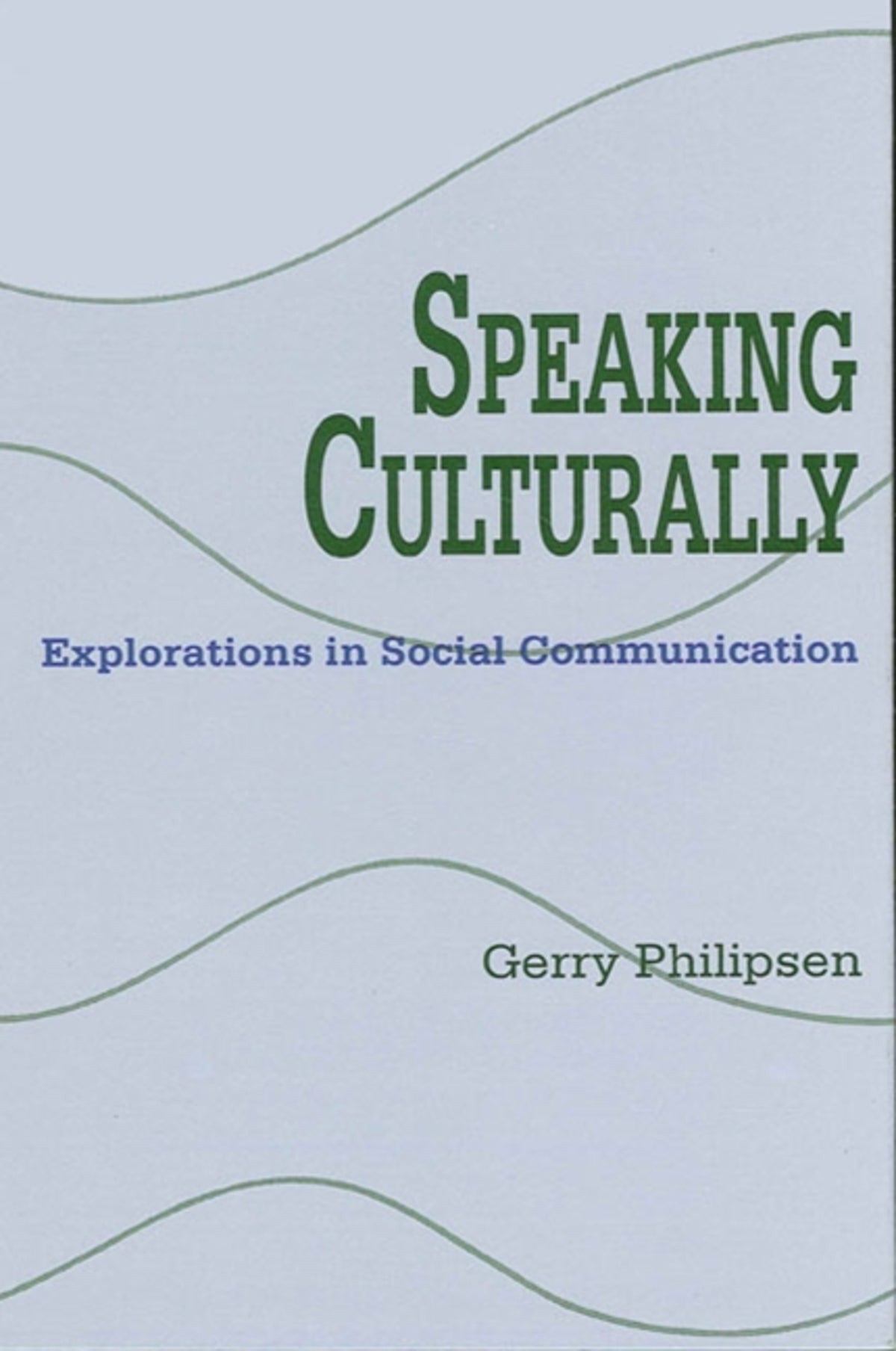 Cover image for Speaking Culturally ISBN 9780791411643